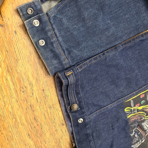 Iron Maiden Jacket Vintage 1980s Hand Painted - rare *one of a kind - Picture 6 of 8